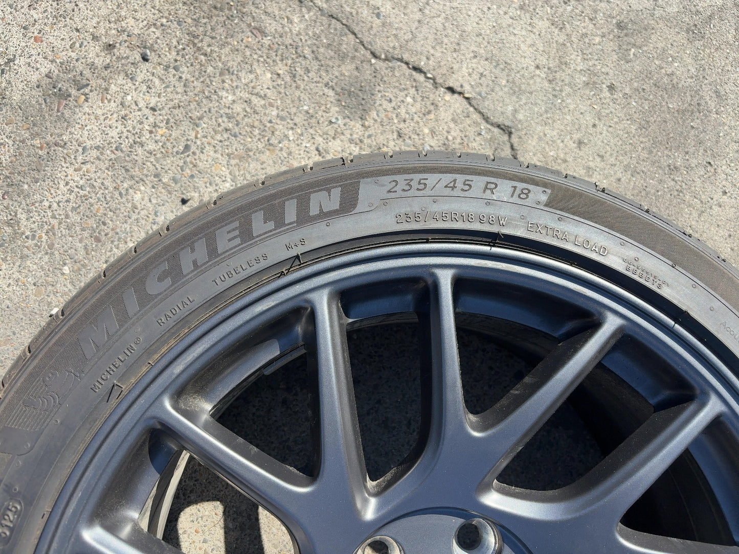 2024-2026 Tesla Model 3 Highland Michelin- Primacy A/s 235/45r18 Wheel 1344246-00-A