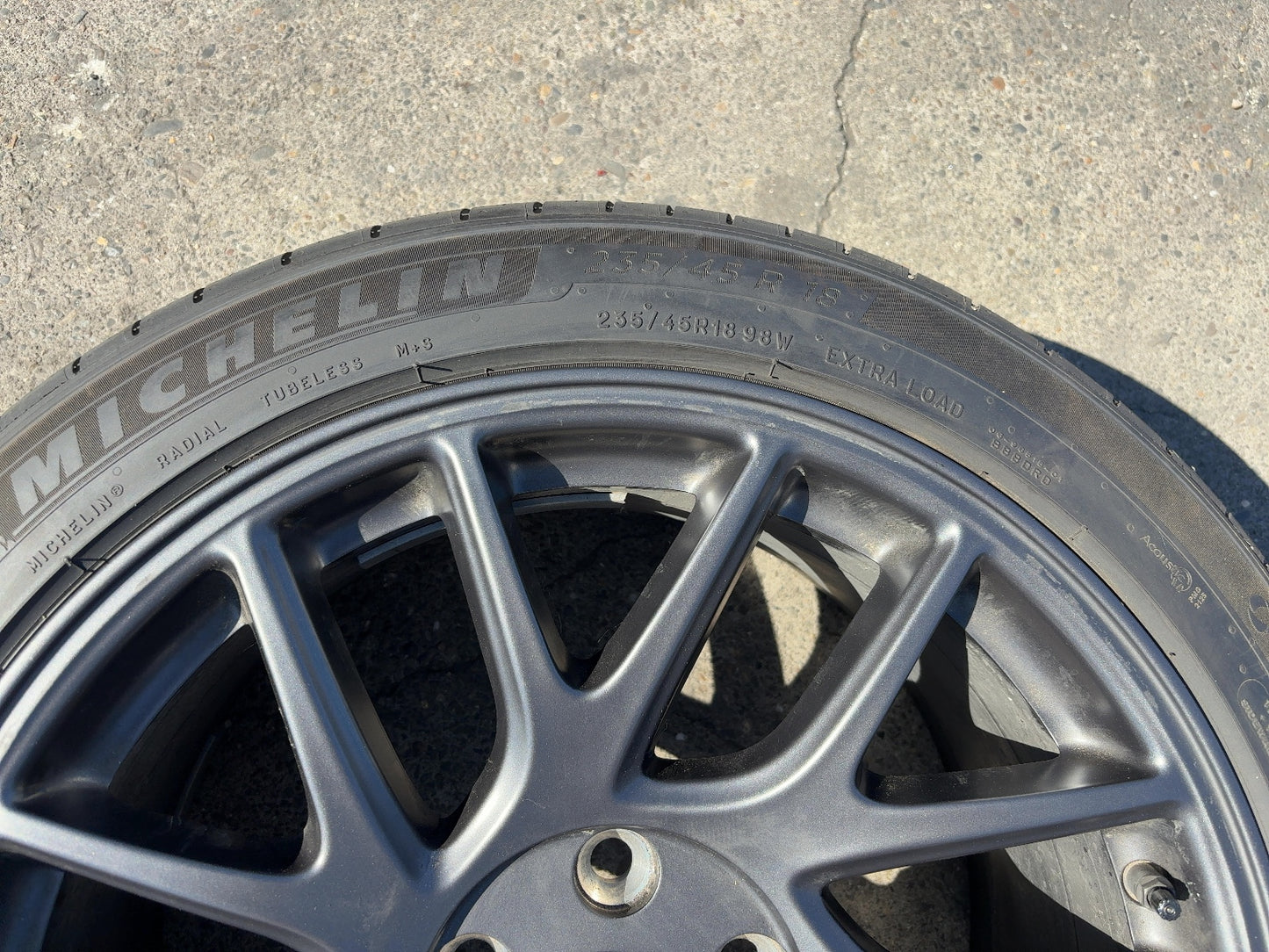 2024-2026 Tesla Model 3 Highland Michelin- Primacy A/s 235/45r18 Wheel 1344246-00-A