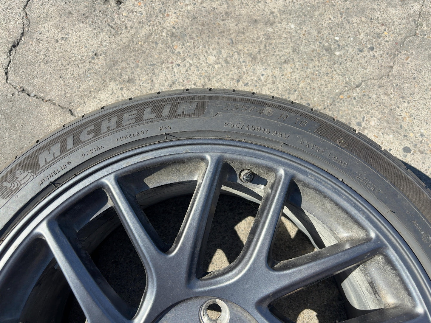 2024-2026 Tesla Model 3 Highland Michelin- Primacy A/s 235/45r18 Wheel 1344246-00-A