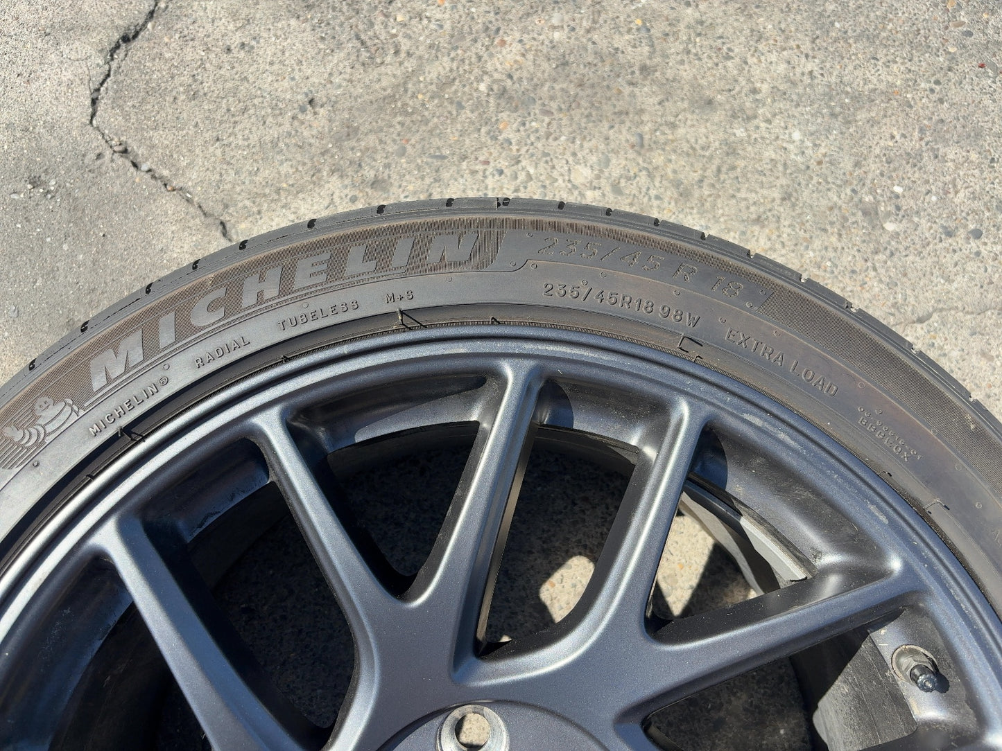 2024-2026 Tesla Model 3 Highland Michelin- Primacy A/s 235/45r18 Wheel 1344246-00-A