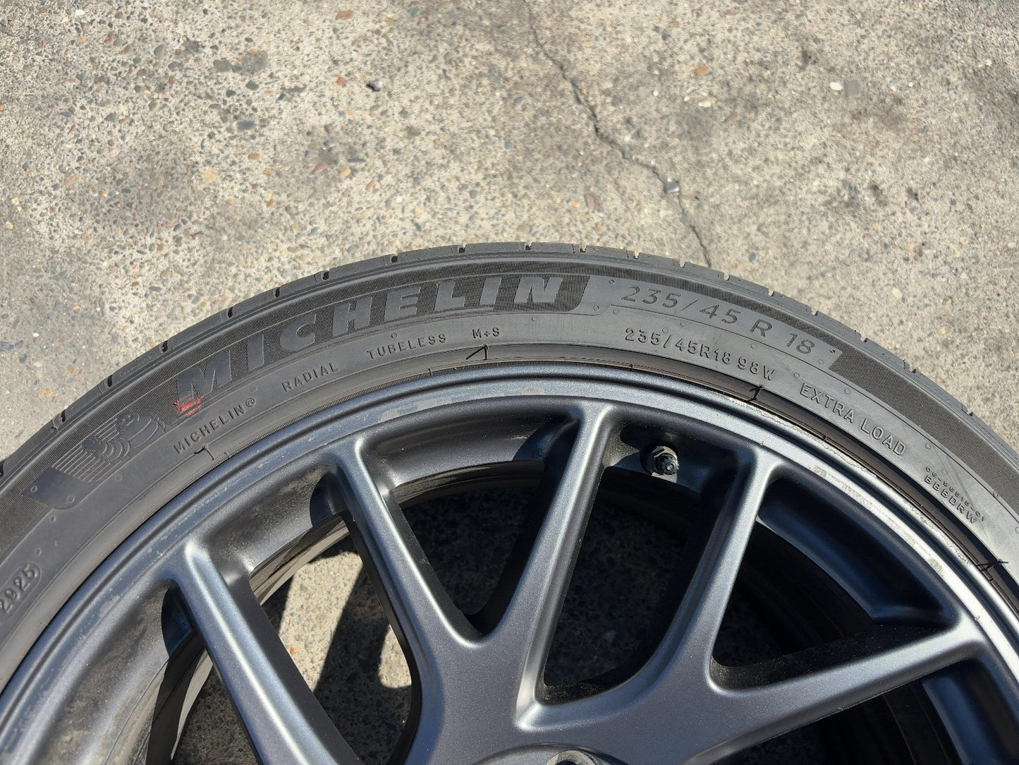 2024-2026 Tesla Model 3 Highland Michelin- Primacy A/s 235/45r18 Wheel 1344246-00-A