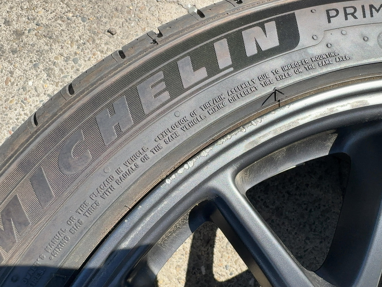 2024-2026 Tesla Model 3 Highland Michelin- Primacy A/s 235/45r18 Wheel 1344246-00-A