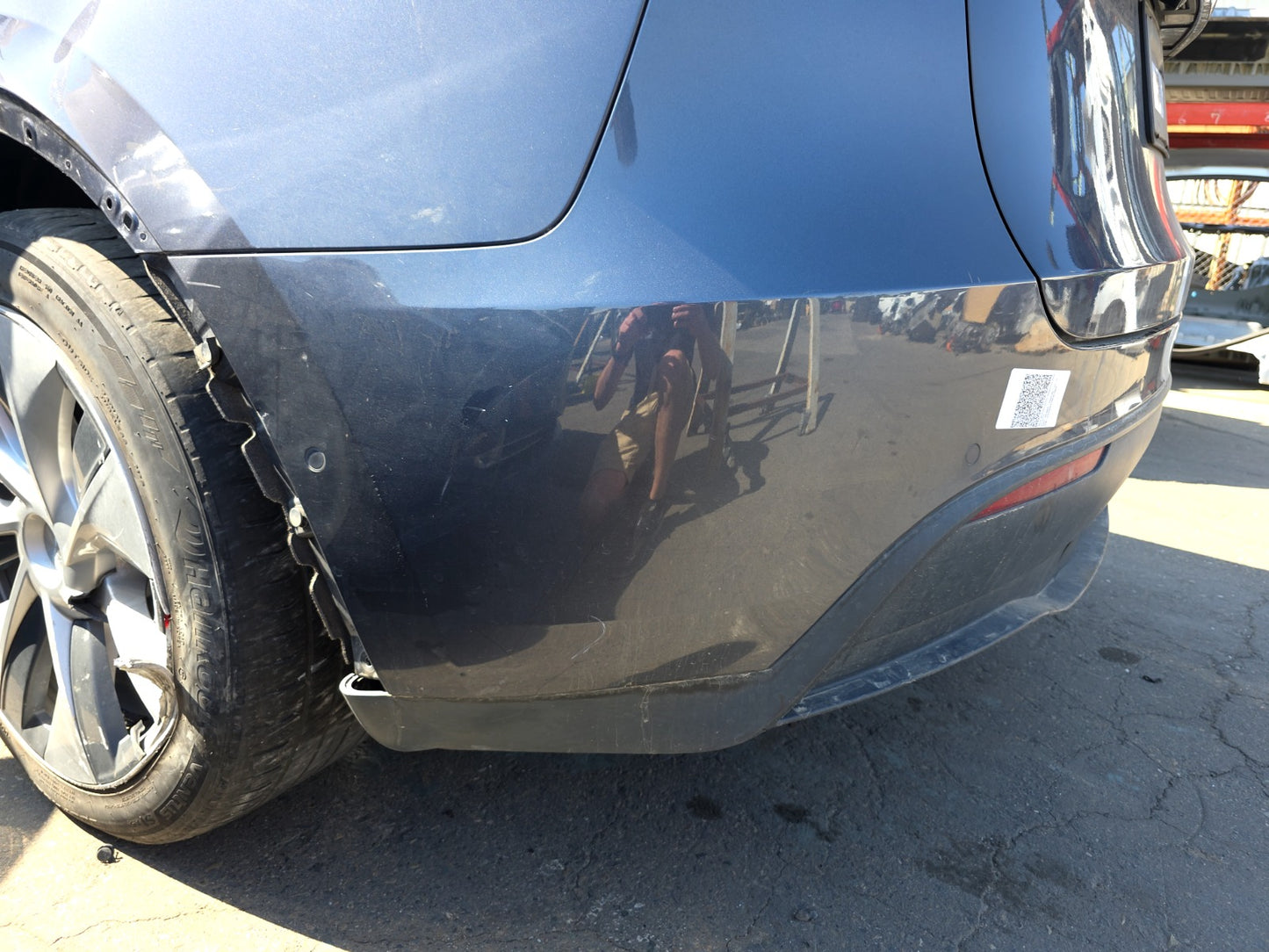 2022 Tesla Model Y Rear Bumper Cover Assembly With Sensors 1493735-S1-A