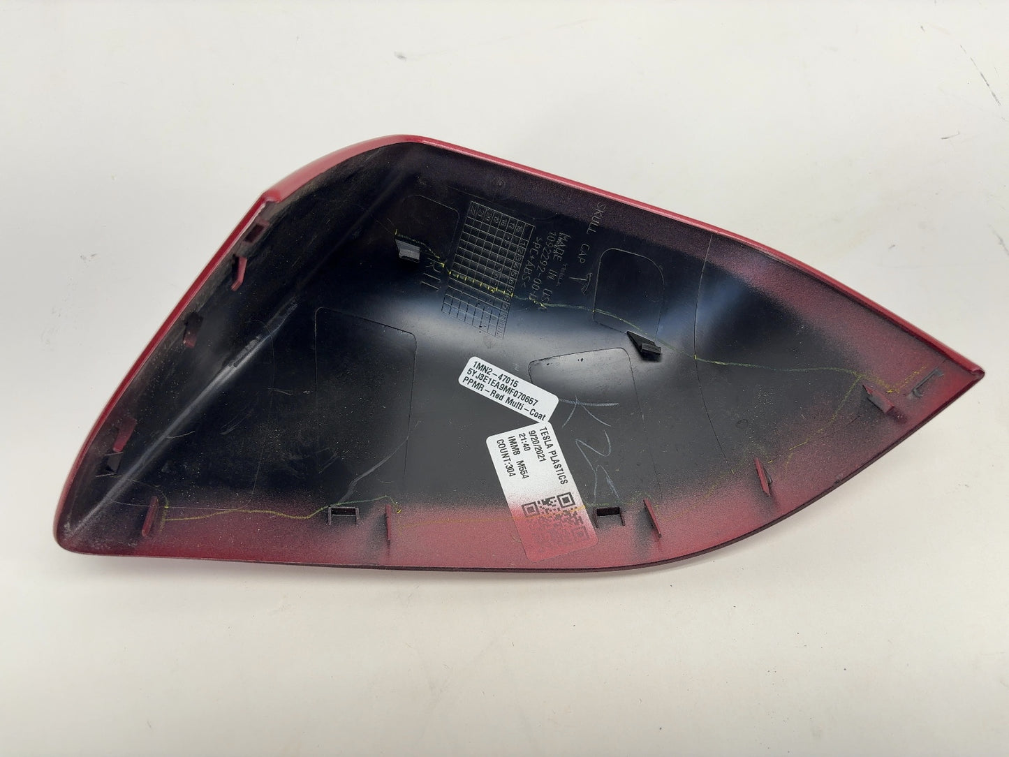 2018-2025 Tesla Model 3 Highland Exterior Mirror Skull Cap Right 1092292-00-D