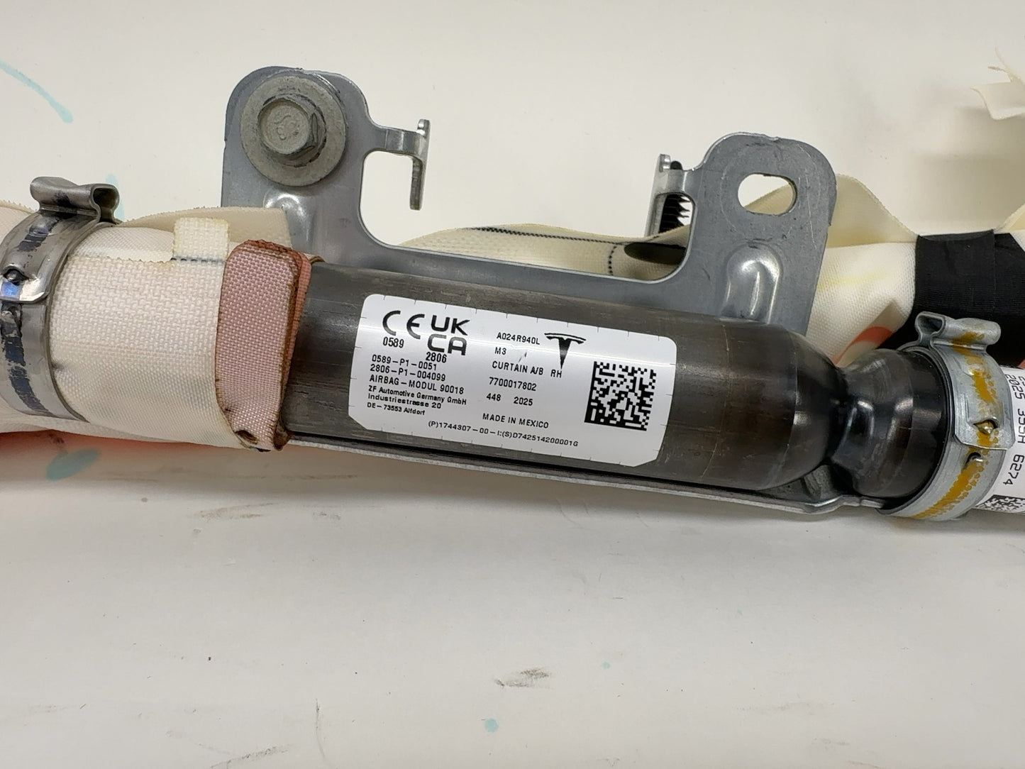 2025 Tesla Model 3 Highland Right Passenger Curtain Airbag 1744307-00-I