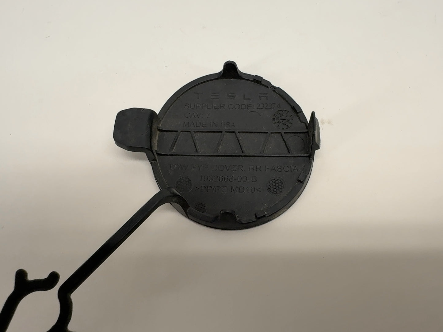2026 Tesla Model Y Juniper Rear Tow Eye Cover 1932668-00-B