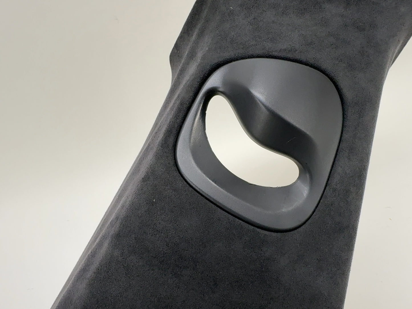2015 Tesla Model S Upper B Pillar Black Alcantara 1021613-02-A