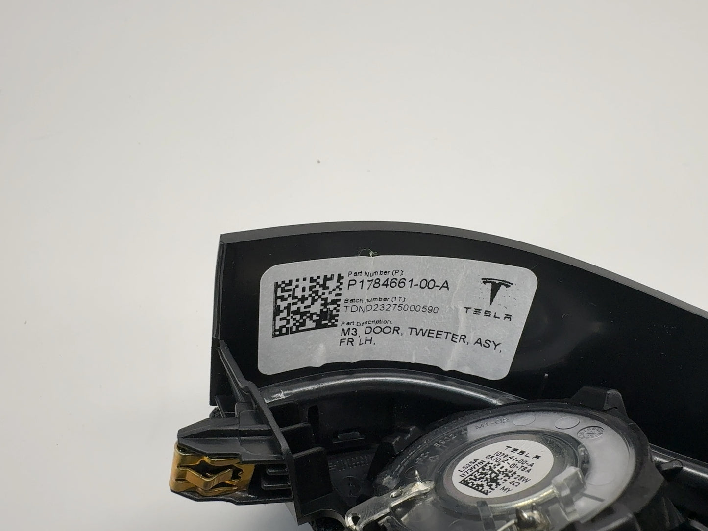 2023 Tesla Model 3 Door Trim Tweeter Front Left 1784661-00-A