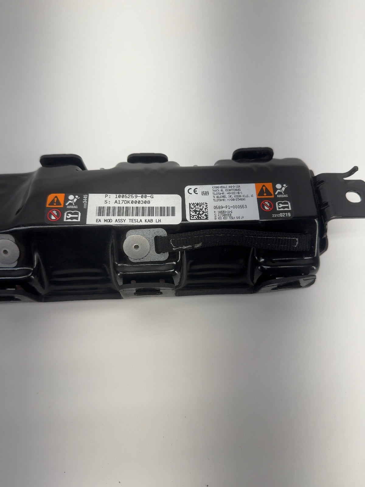 2017-2018 Tesla Model X Front Knee Airbag Left 1005259-00-G