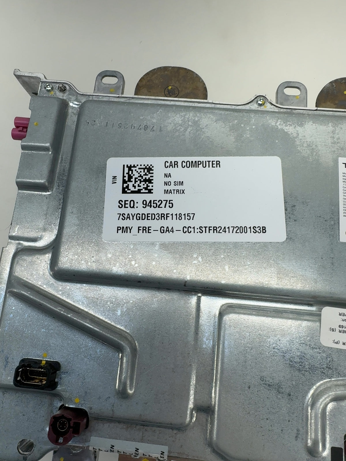 2024 Tesla Model Y Car Computer With Vc Left Controller 1787419-90-I