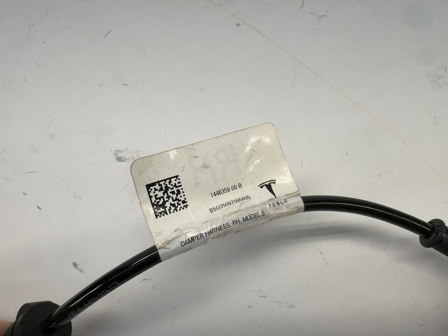2019 Tesla Model S Front Right Air Spring Module Damper Harness 1448359-00-B