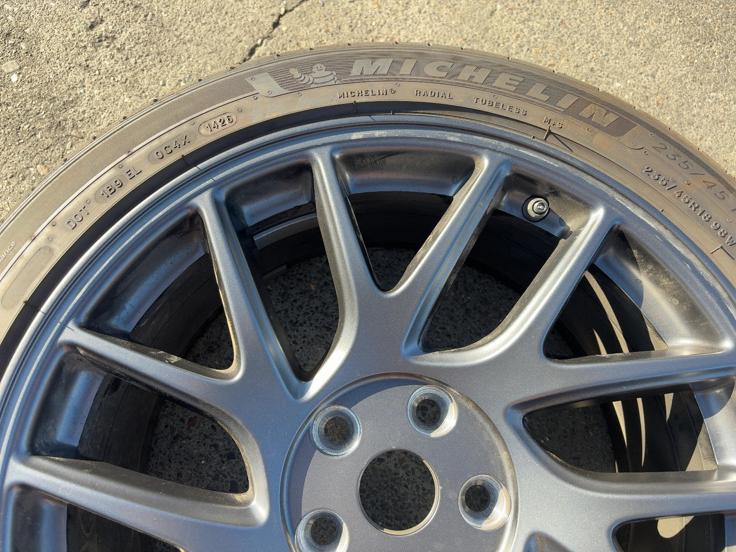 2024-2026 Tesla Model 3 Highland Michelin- Primacy A/s 235/45r18 Wheel 1344246-00-A