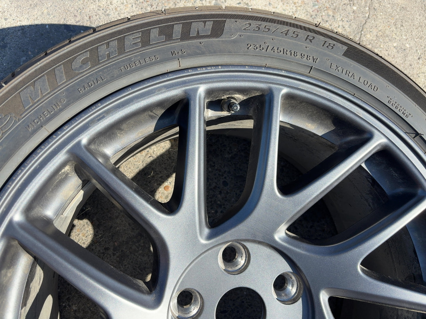 2024-2026 Tesla Model 3 Highland Michelin- Primacy A/s 235/45r18 Wheel 1344246-00-A