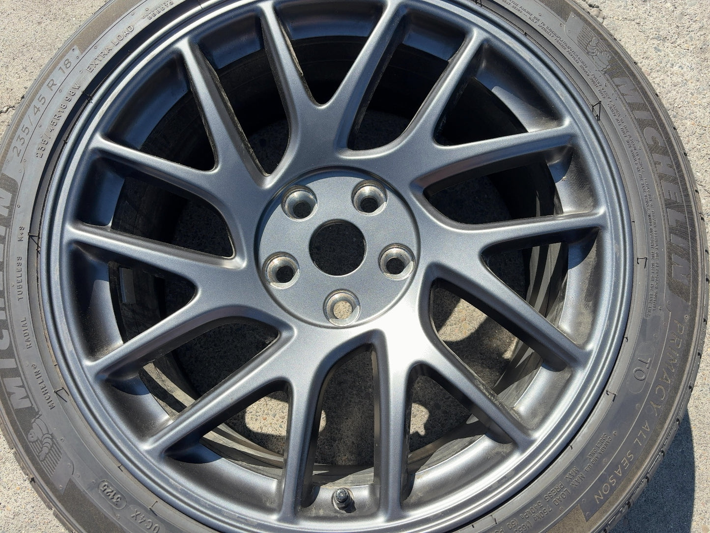 2024-2026 Tesla Model 3 Highland Michelin- Primacy A/s 235/45r18 Wheel 1344246-00-A