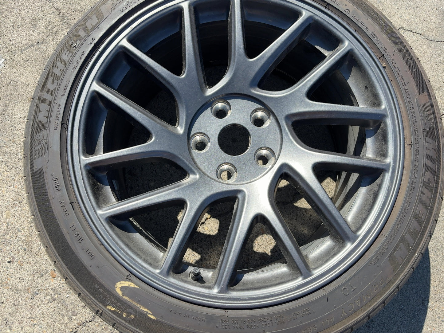 2024-2026 Tesla Model 3 Highland Michelin- Primacy A/s 235/45r18 Wheel 1344246-00-A