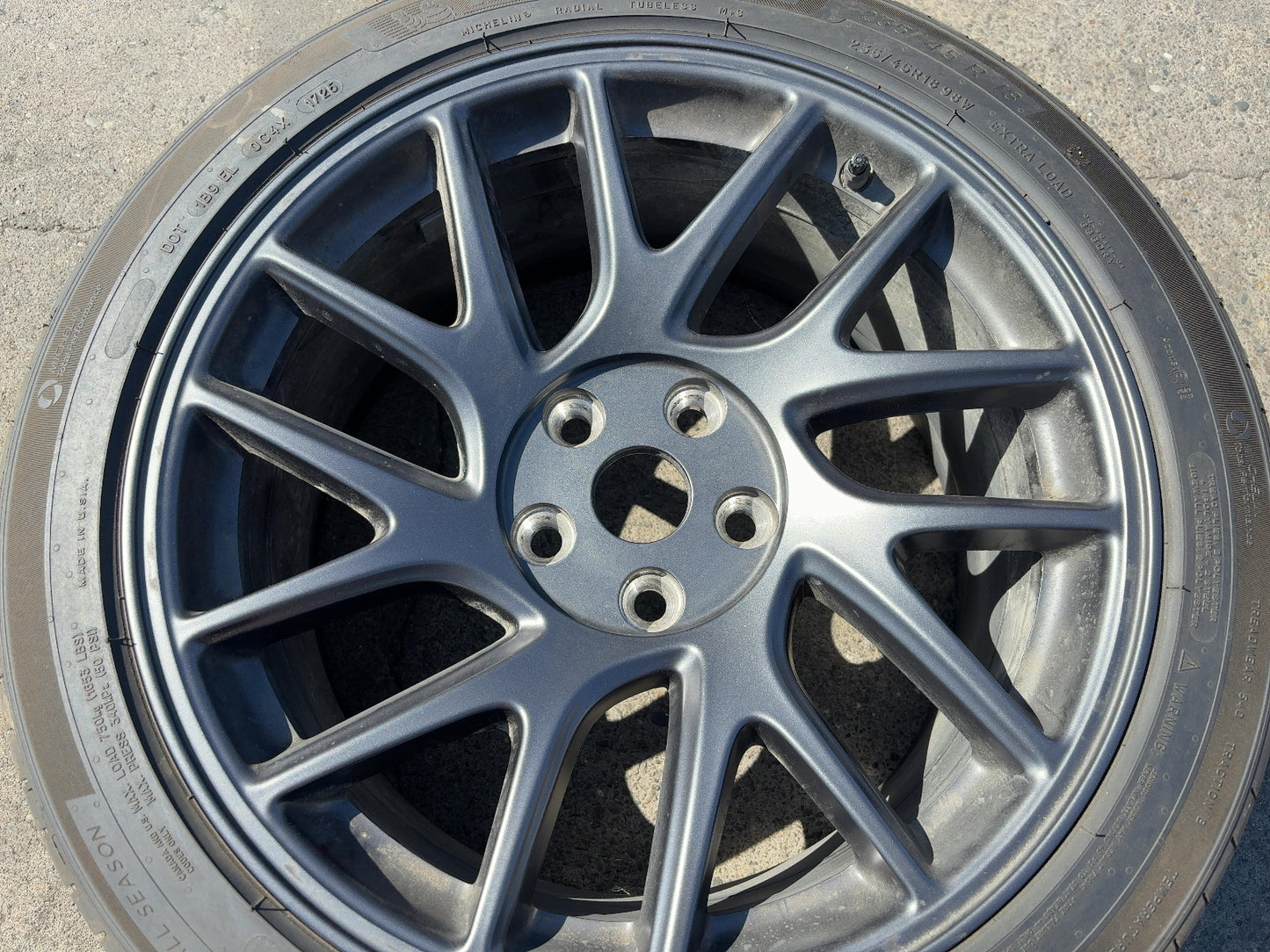 2024-2026 Tesla Model 3 Highland Michelin- Primacy A/s 235/45r18 Wheel 1344246-00-A