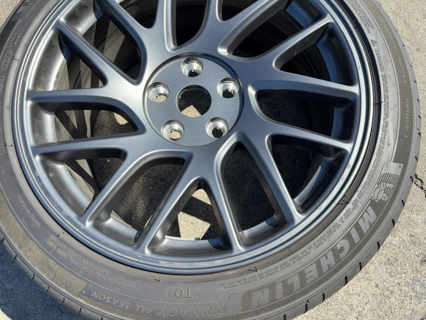 2024-2026 Tesla Model 3 Highland Michelin- Primacy A/s 235/45r18 Wheel 1344246-00-A
