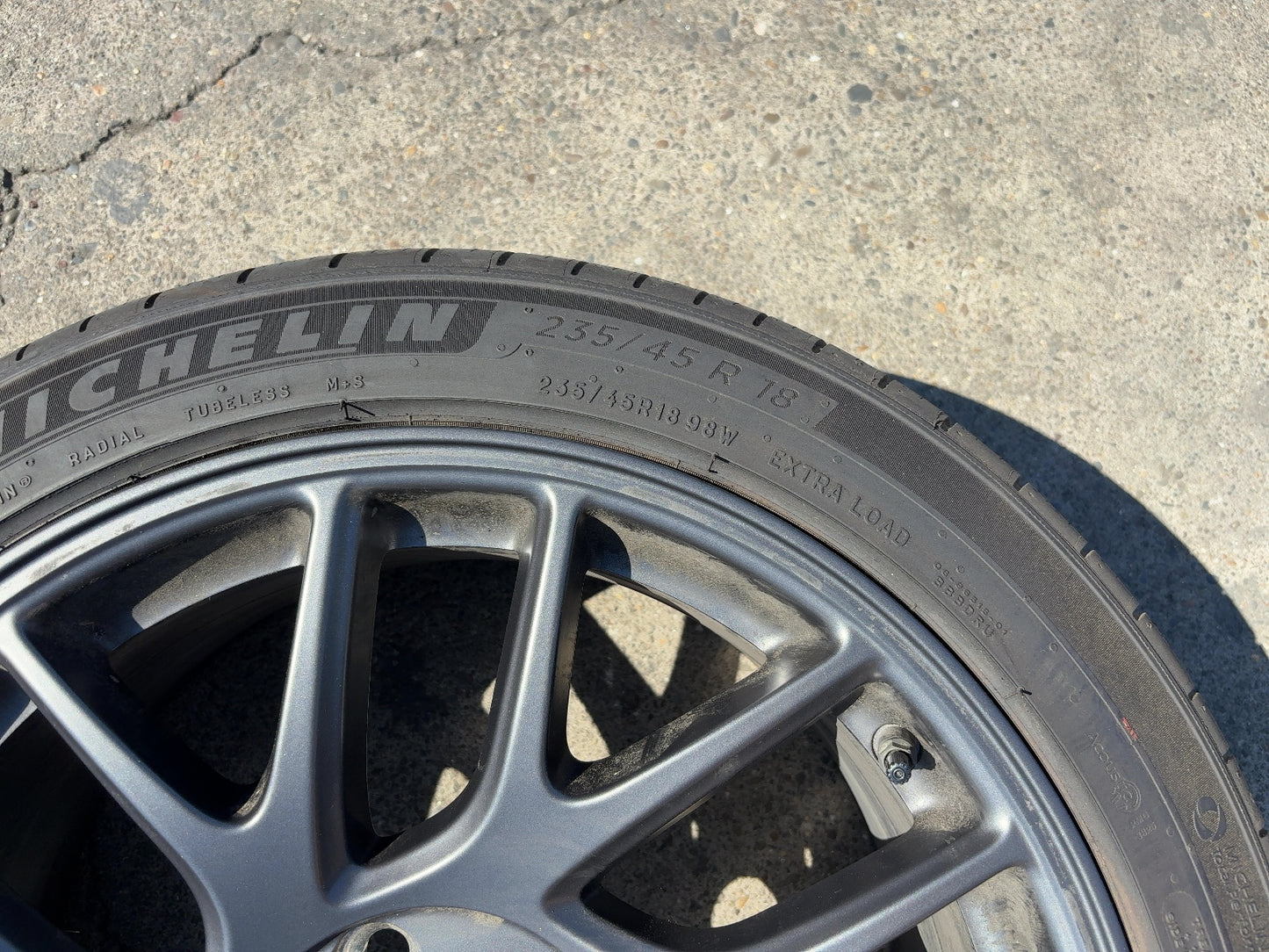 2024-2026 Tesla Model 3 Highland Michelin- Primacy A/s 235/45r18 Wheel 1344246-00-A