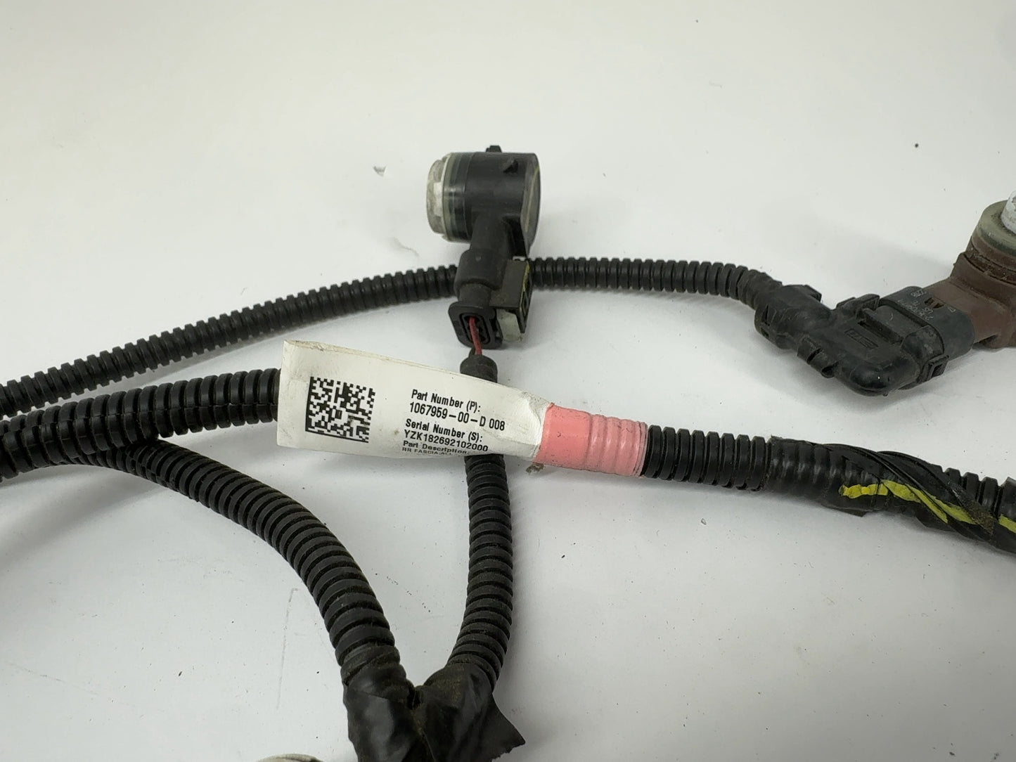 2018-2019 Tesla Model 3 Rear Harness Fascia With Sensors 1067959-00-D
