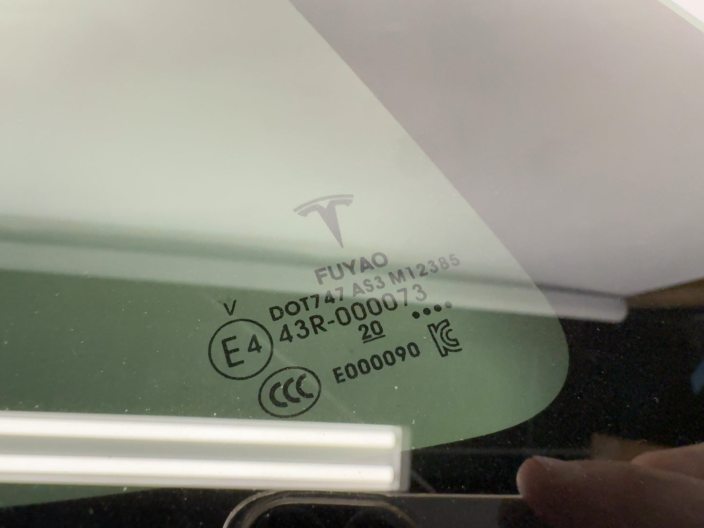 2021-2023 Tesla Model Y Right Quarter Glass 1495741-00-E