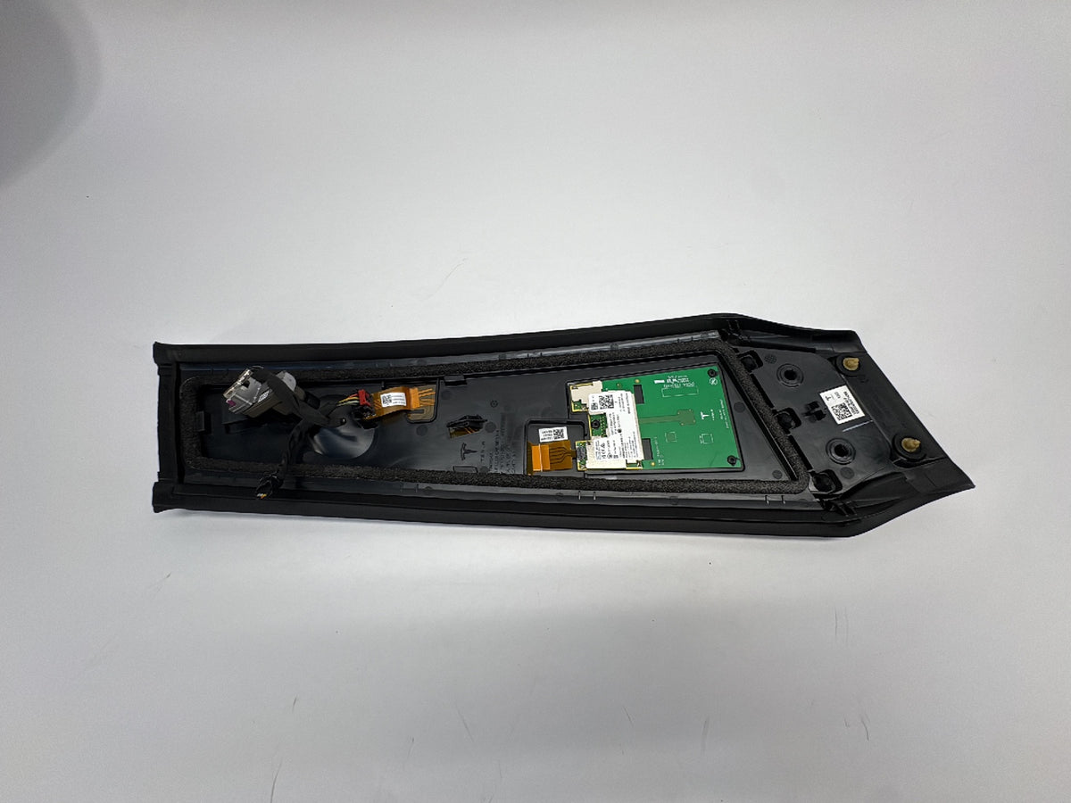 2024-2026 Tesla Model 3 Highland B Pillar Glass w Camera Right 1734279-00-H