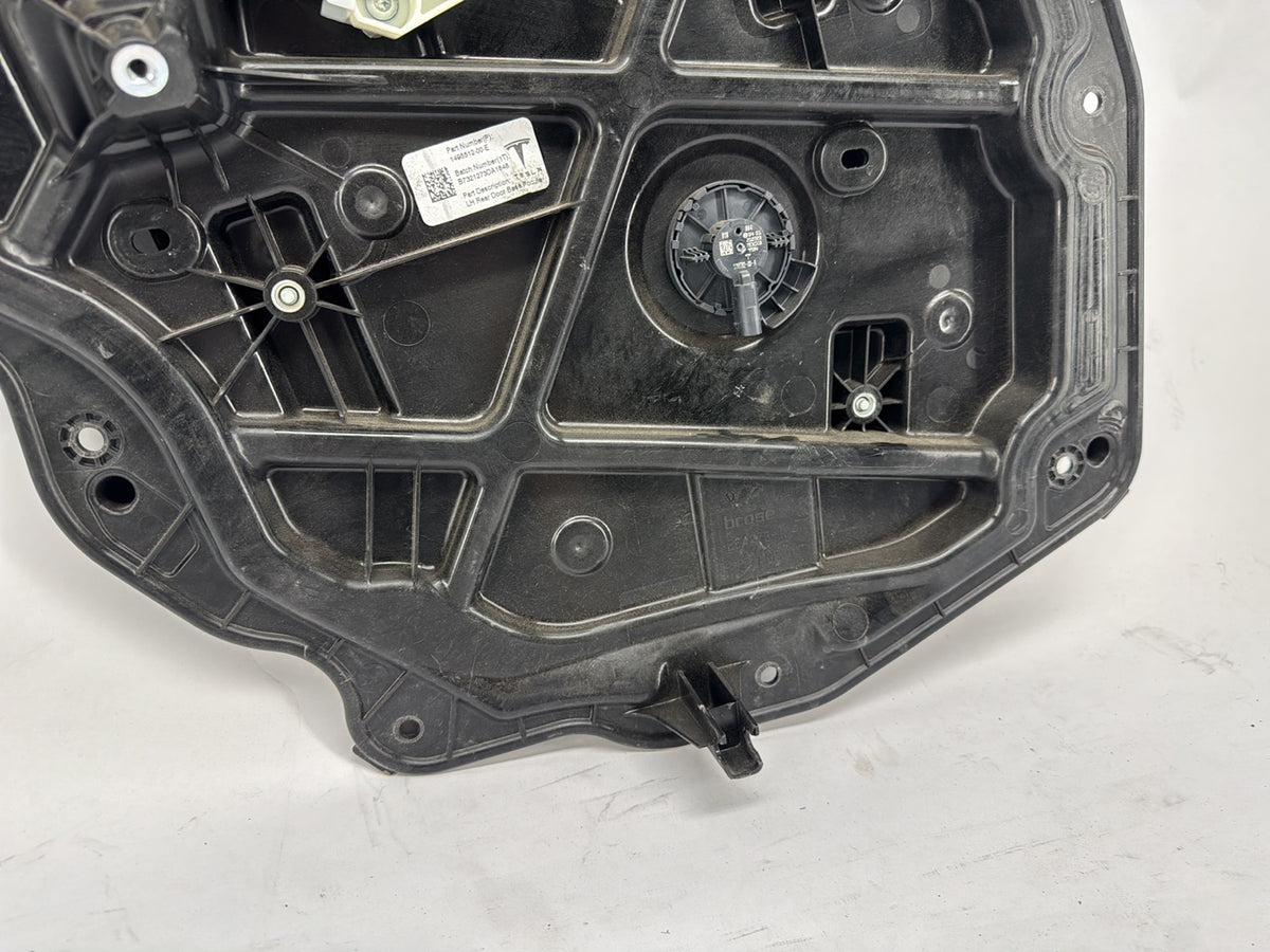 2021 Tesla Model Y Rear Left Door Window Regulator 1495512-00-E