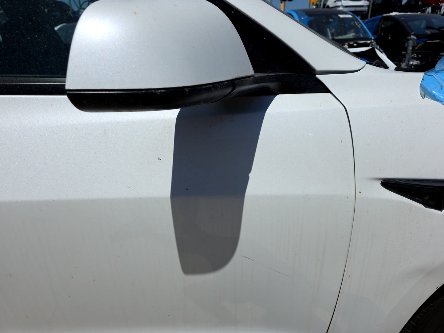 2021 Tesla Model 3 Front Right Door Assembly No Mirror No Door Trim 1081420-E1-C