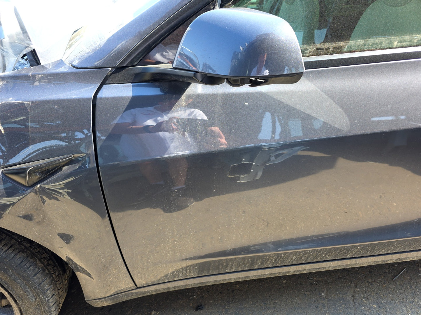 2021-2023 Tesla Model 3 Front Left Door Assembly No Mirror No Door Trim 1081421-E1-C