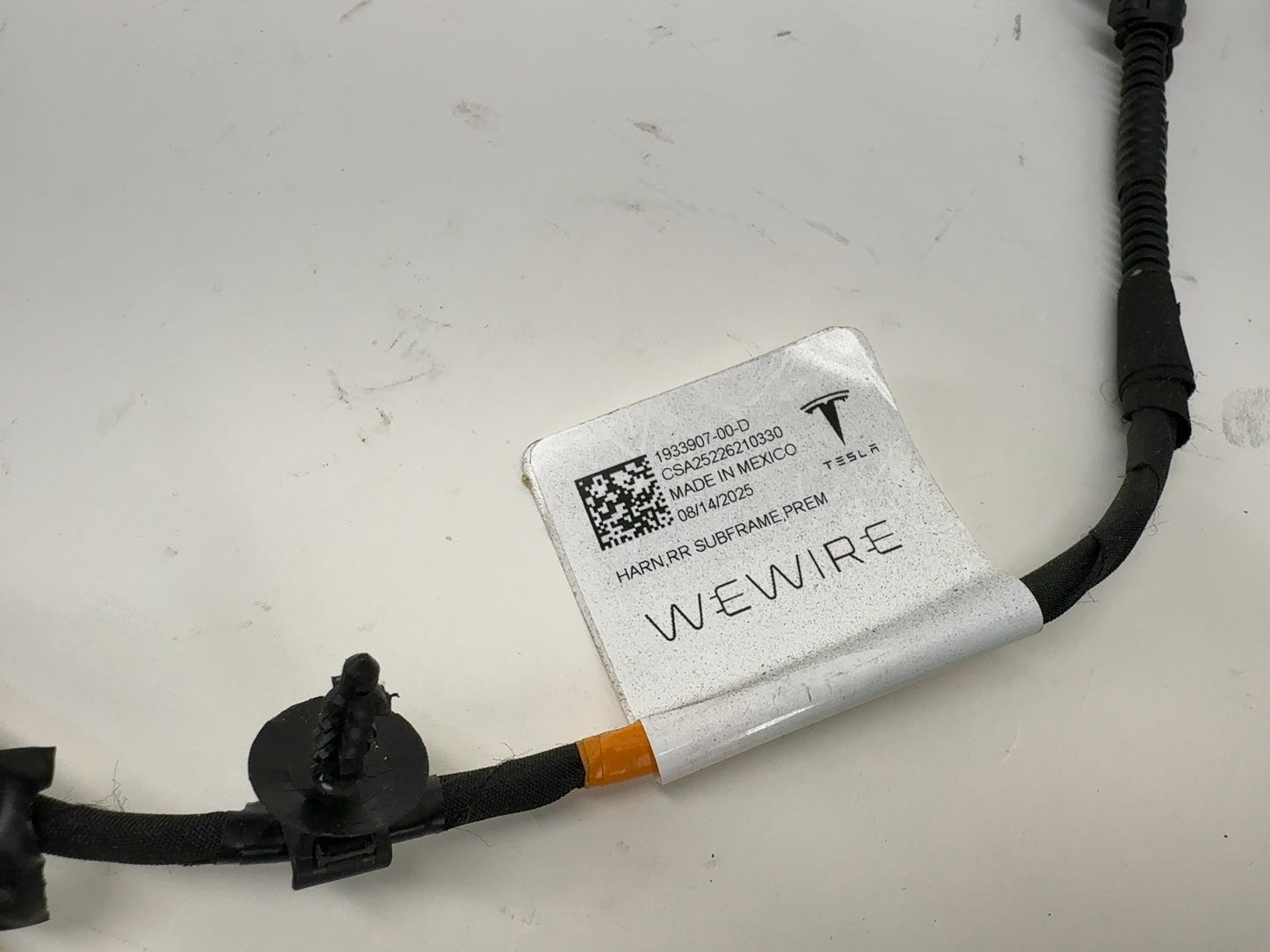 2026 Tesla Model Y Juniper Rear Subframe Harness 1933907-00-D