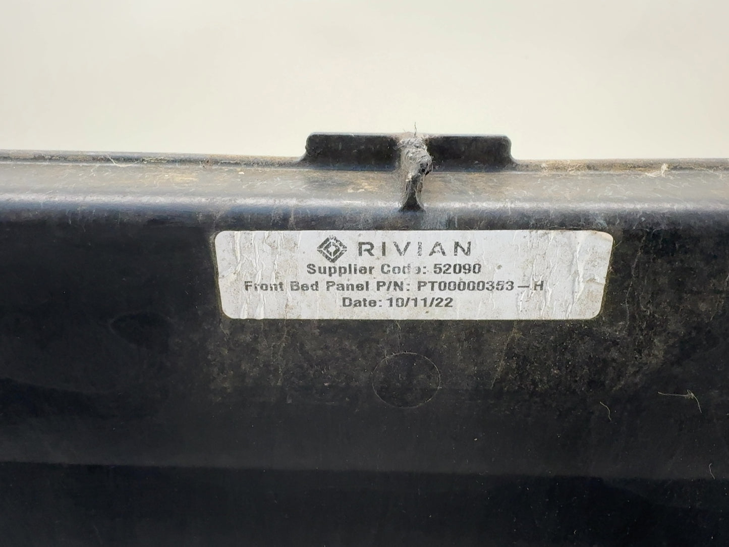 2022 Rivian R1T Bed Panel Front PT00000353-H