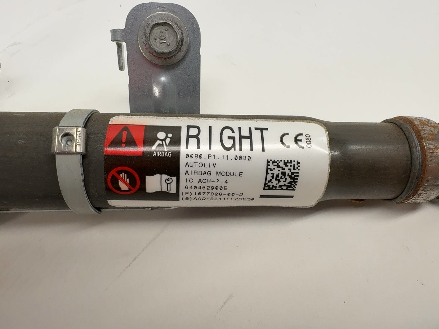 2018 Tesla Model 3 Right Passenger Curtain Airbag 1077828-00-D