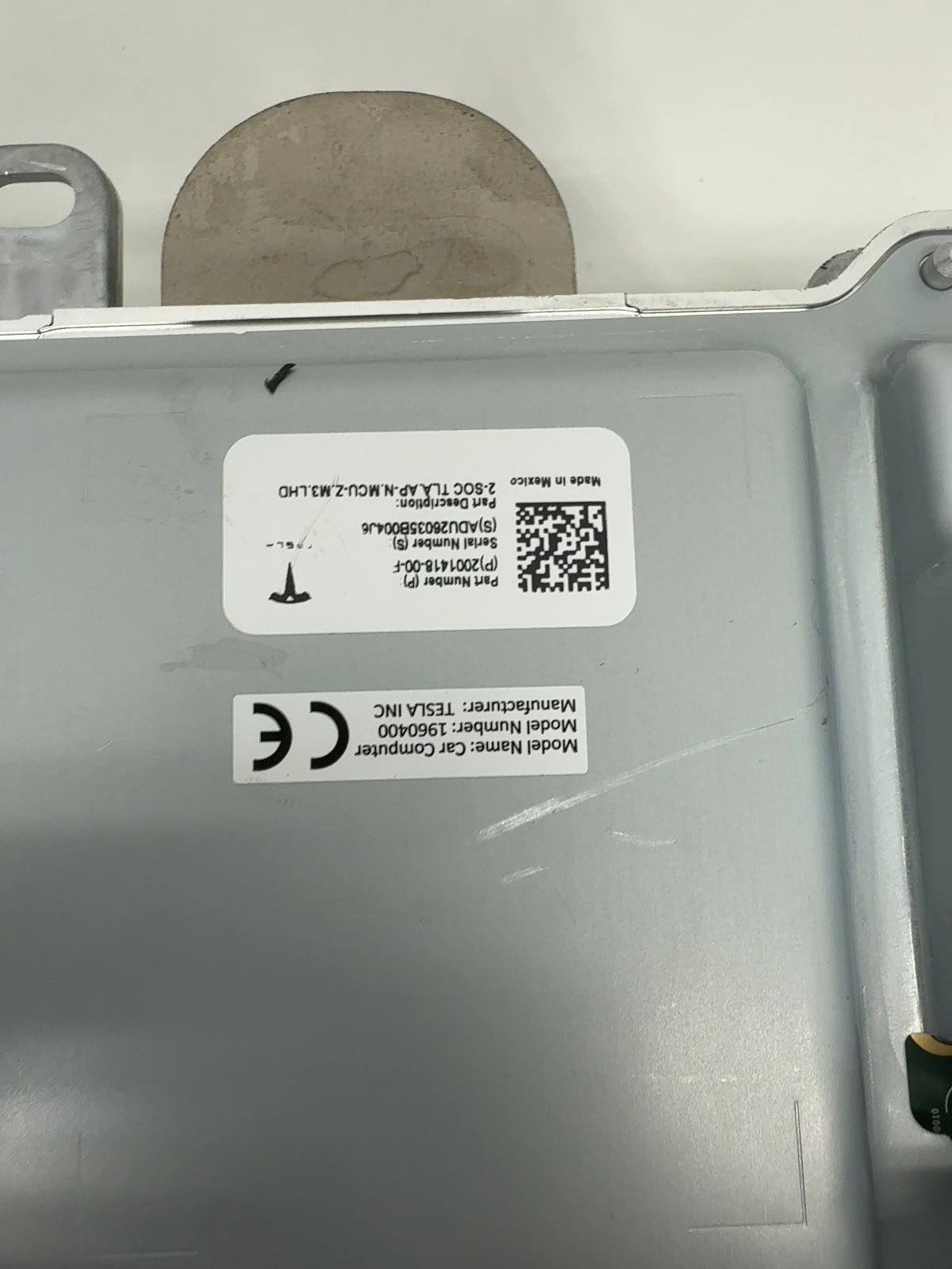 2025-2026 Tesla Model 3 Highland Car Computer With Vc Left Controller 2050302-00-A