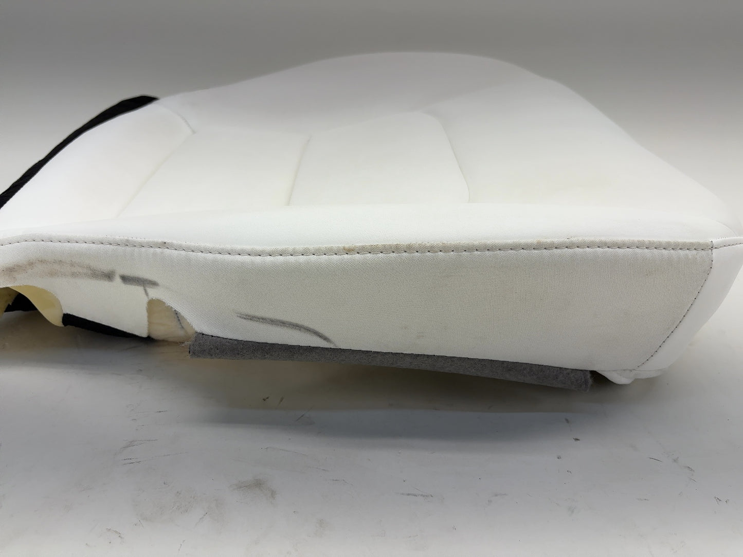 2020 Tesla Model 3 Front Left Seat Lower Cushion White 1452871-02-D