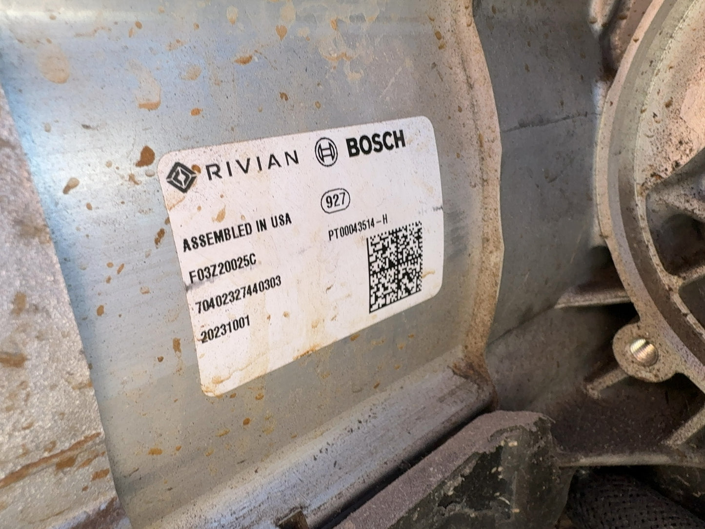 2023 Rivian R1S R1T Front Drive Unit Quad Motor PT00043514-H