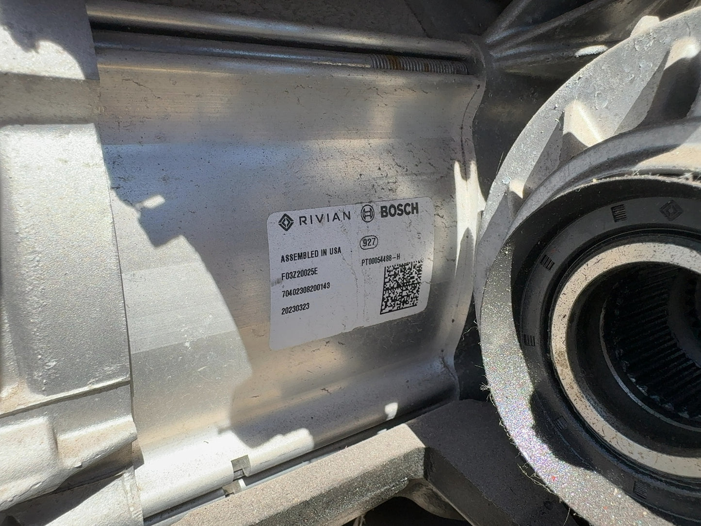 2023 Rivian R1S R1T Rear Drive Unit Quad Motor PT00054488-H