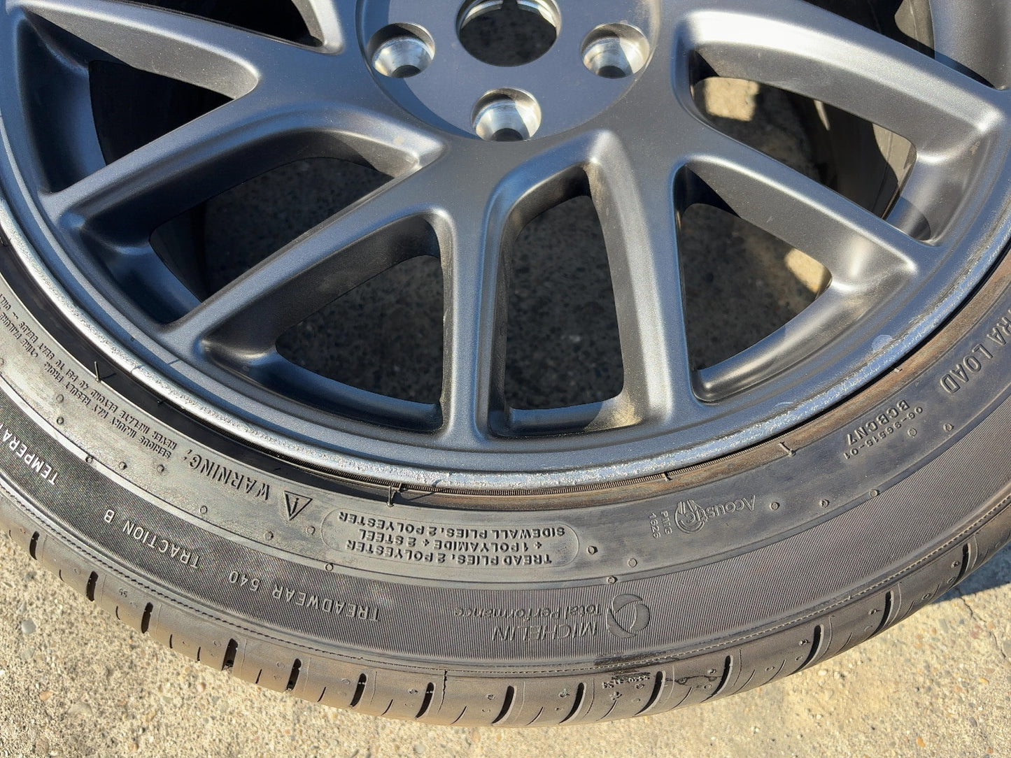 2024-2026 Tesla Model 3 Highland Michelin- Primacy A/s 235/45r18 Wheel 1344246-00-A