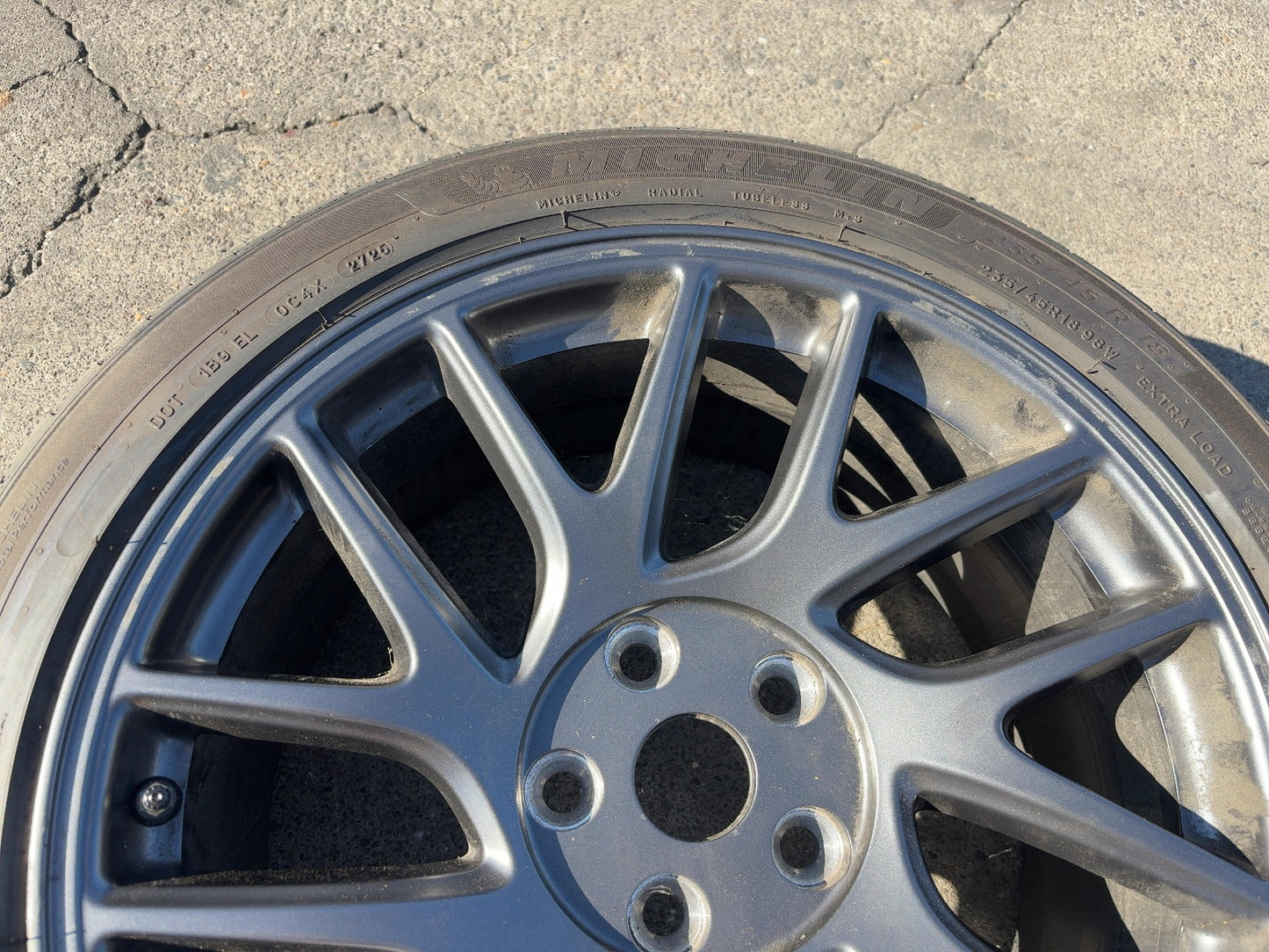 2024-2026 Tesla Model 3 Highland Michelin- Primacy A/s 235/45r18 Wheel 1344246-00-A