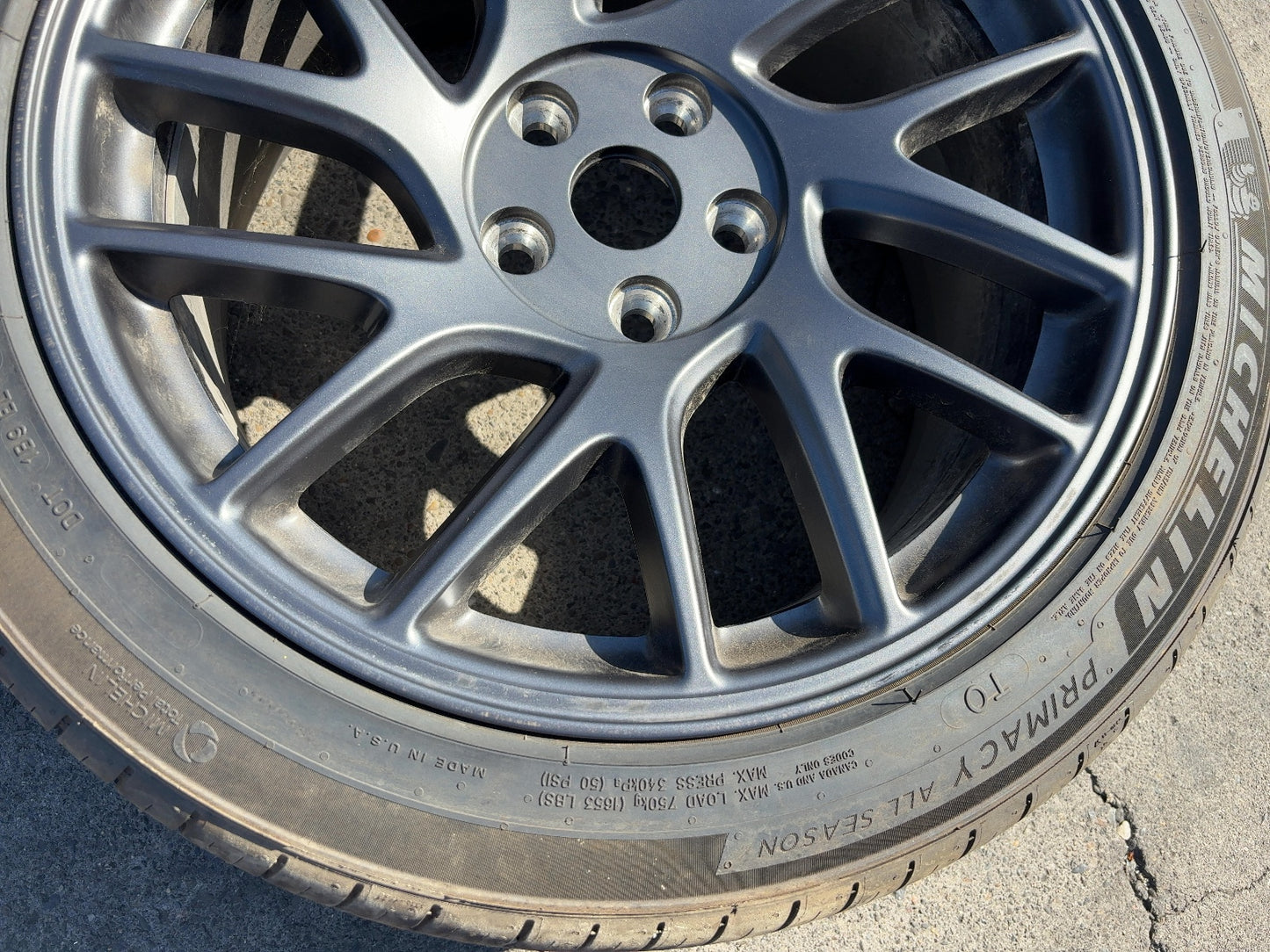 2024-2026 Tesla Model 3 Highland Michelin- Primacy A/s 235/45r18 Wheel 1344246-00-A
