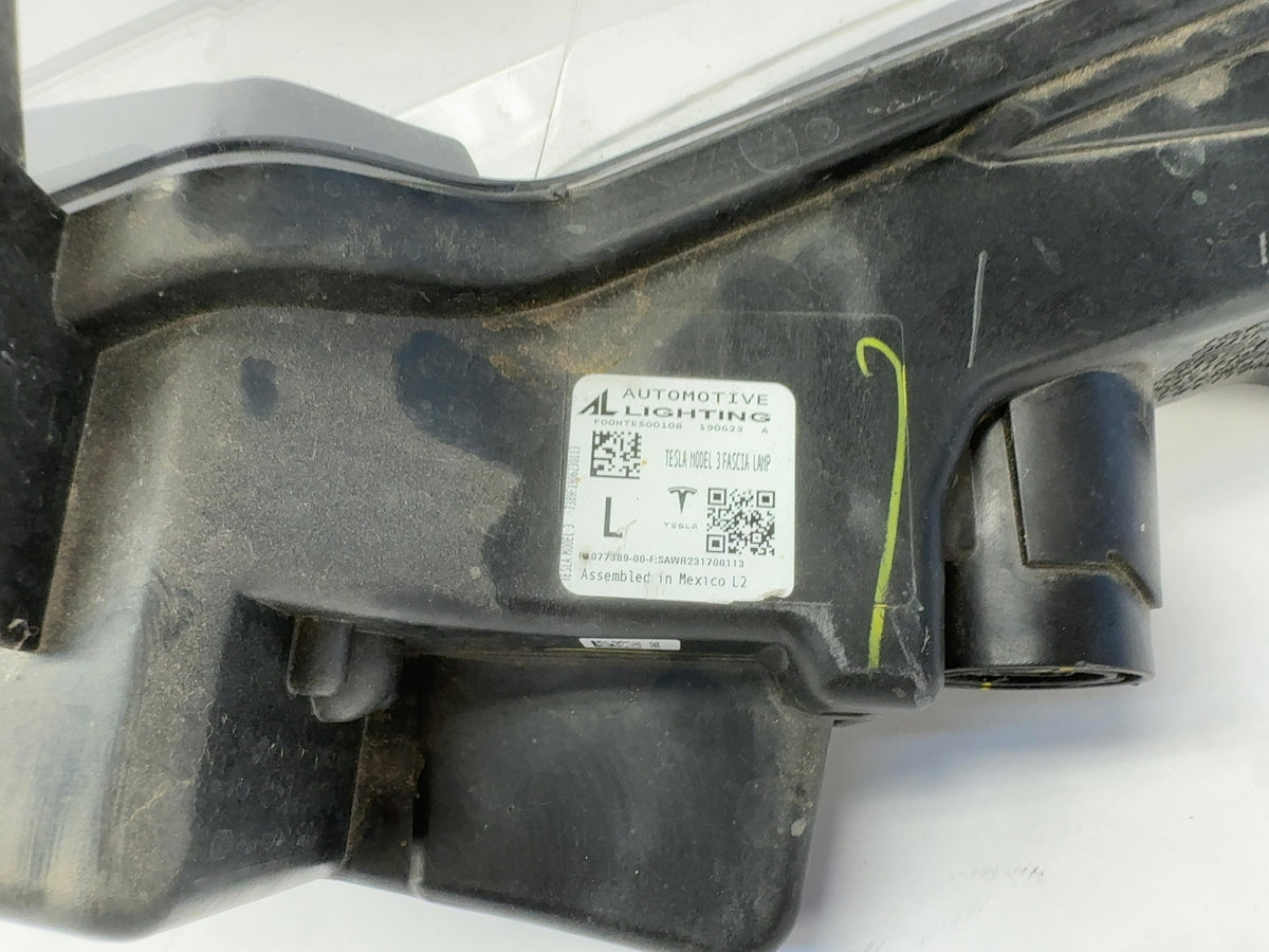 2018-2023 Tesla Model 3 Front Left Fog Lamp Base 1077389-00-F