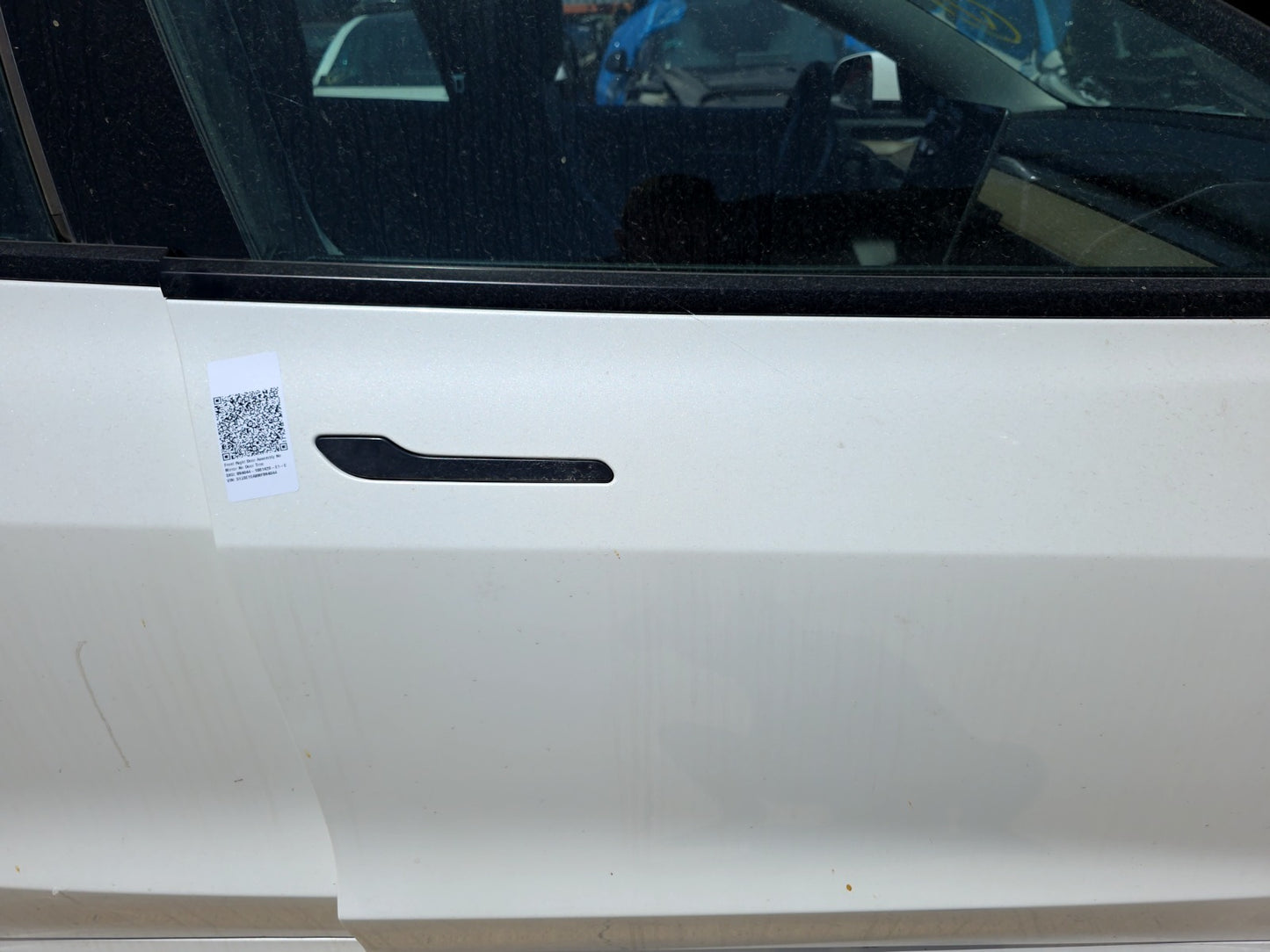 2021 Tesla Model 3 Front Right Door Assembly No Mirror No Door Trim 1081420-E1-C