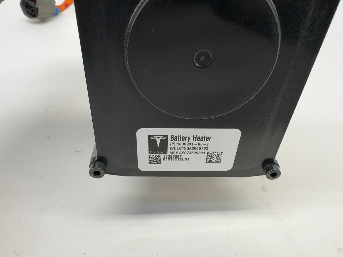 2015 Tesla Model S Electric Battery Heater With Connector Wiring 1038901-00-F