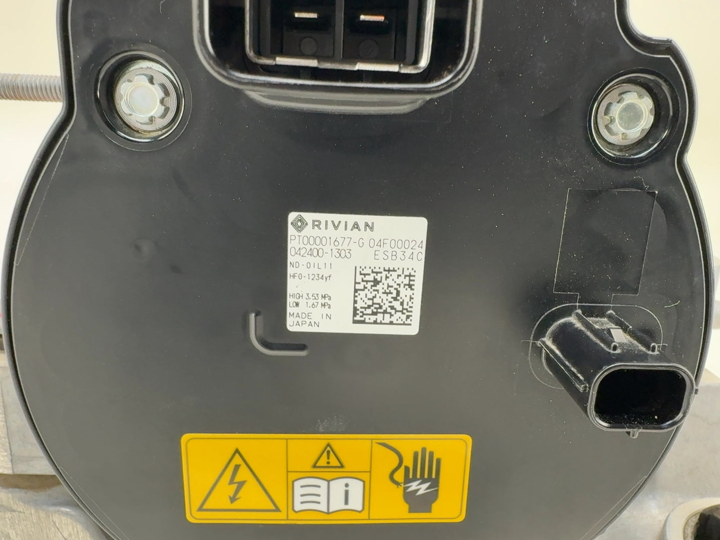 2023 Rivian R1T Ac Compressor Pump Unit W/ Bracket PT00001667-G