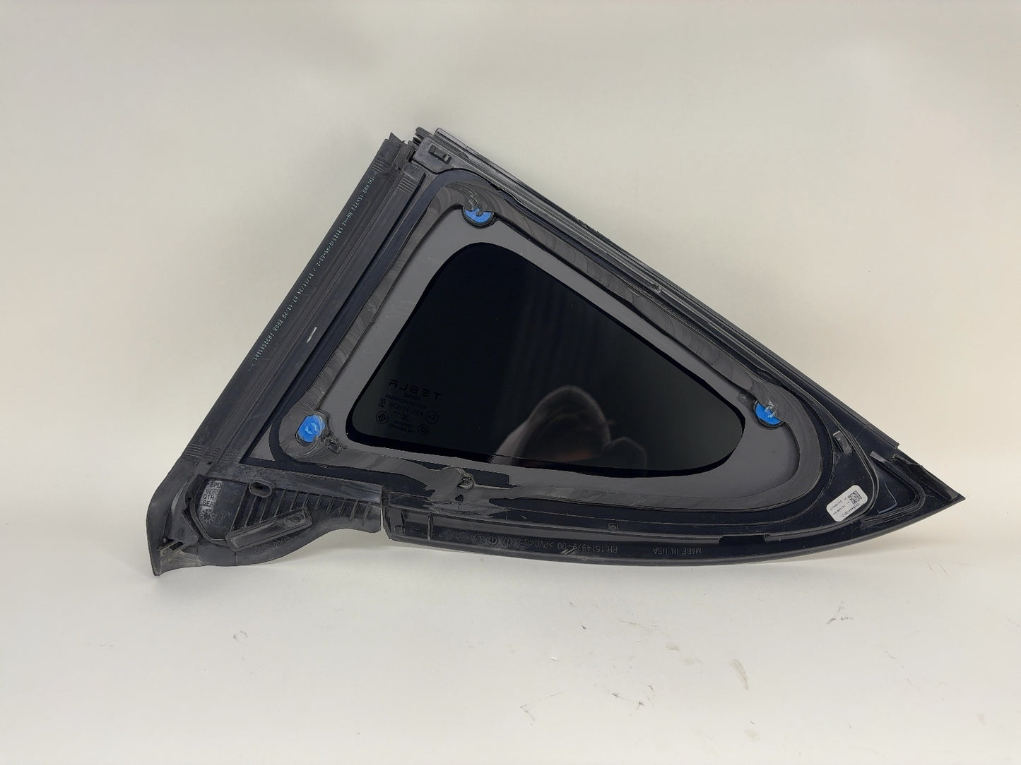 2025 Tesla Model 3 Rear Quarter Glass Right Black 1915484-20-C