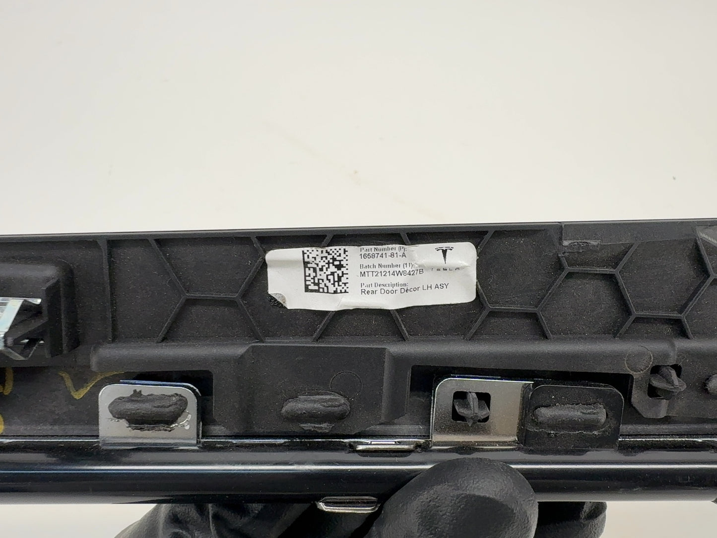 2021 Tesla Model X Rear Left Door Panel Trim 1658741-81-A