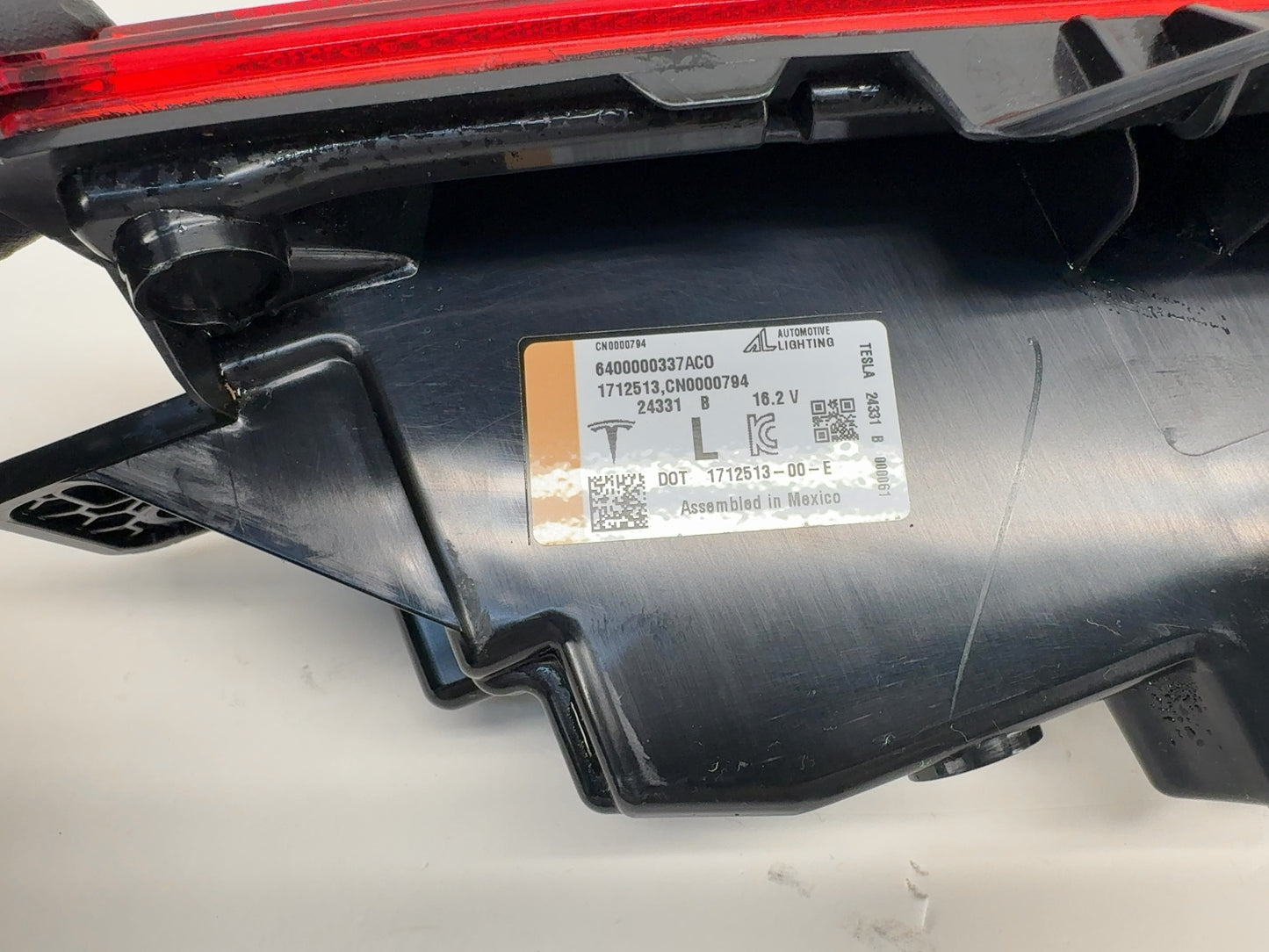 2025 Tesla Model 3 Highland Rear Bumper Left Light 1712513-00-E