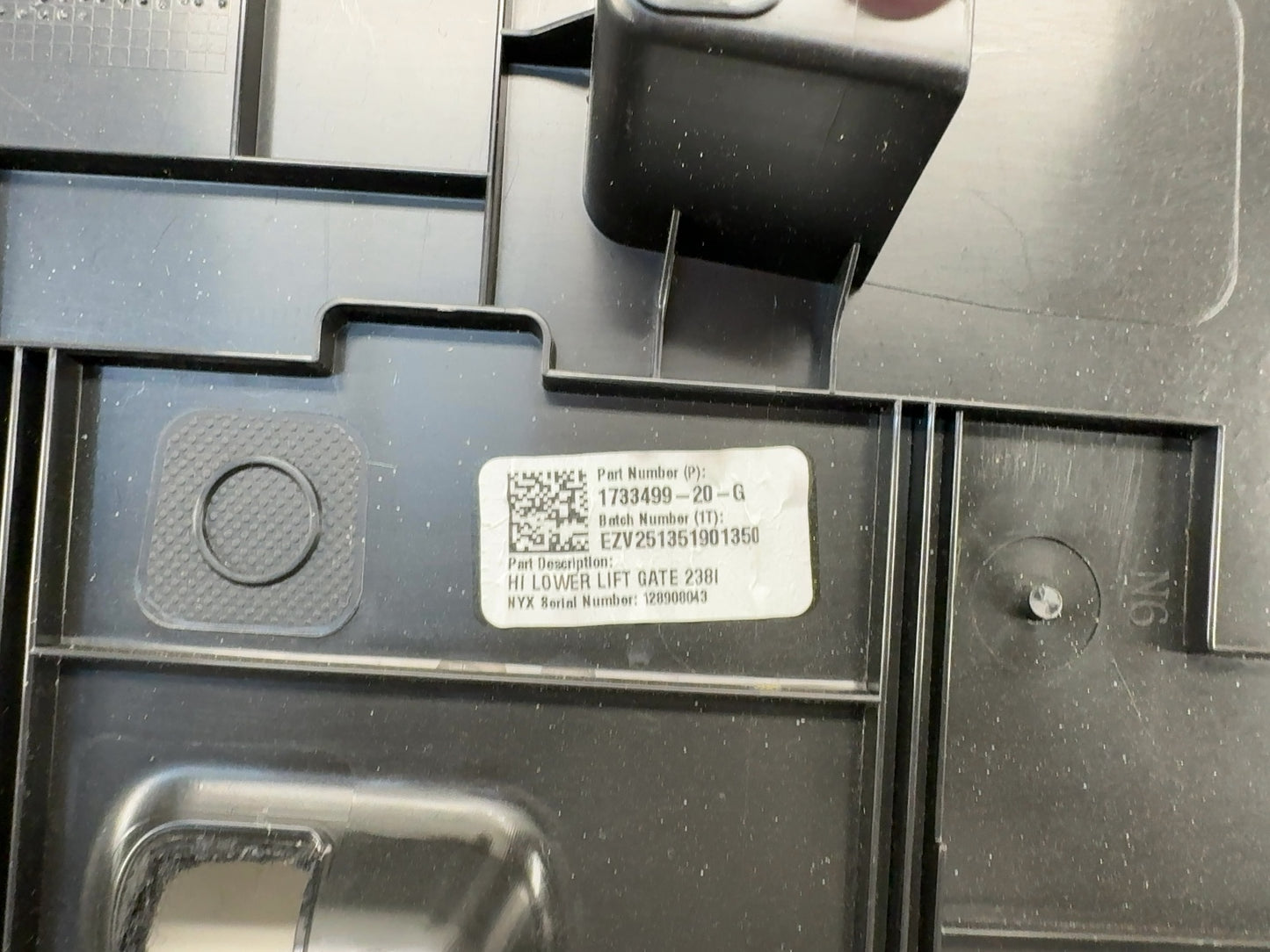 2025 Tesla Model 3 Highland Lower Liftgate Trim 1733499-20-G