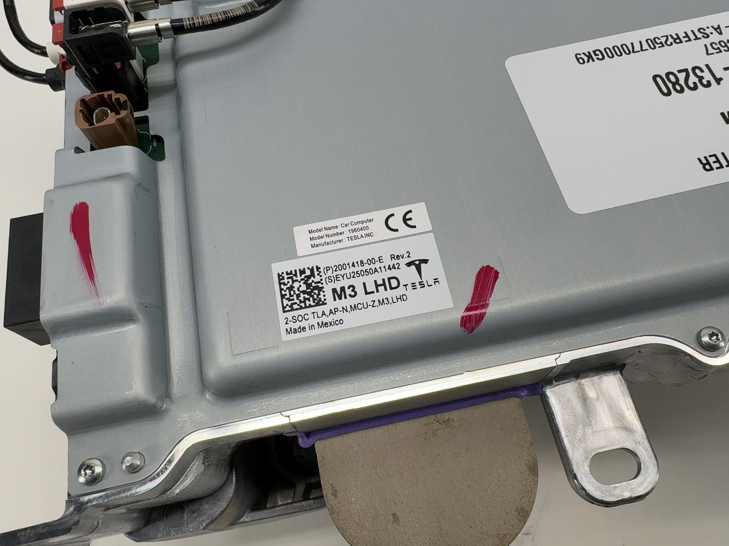 2025 Tesla Model 3 Highland Car Computer With Left Vc Controller 2001418-00-E