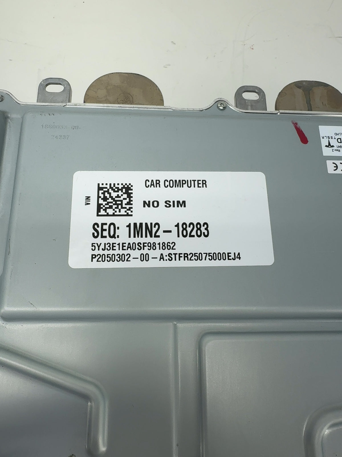 2025 Tesla Model 3 Highland Car Computer With Vc Left Controller 2001418-00-E