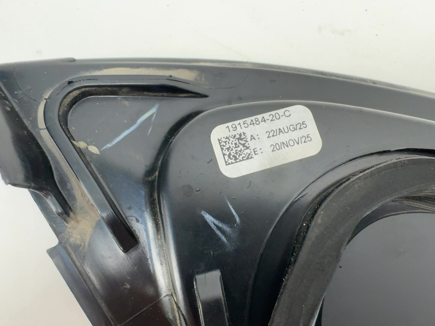 2025 Tesla Model 3 Highland Rear Quarter Glass Right Black 1915484-20-C