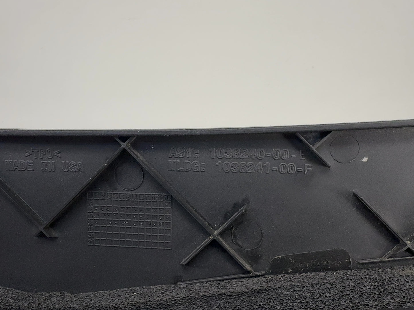 2020 Tesla Model X Rear Apron 1036240-00-E